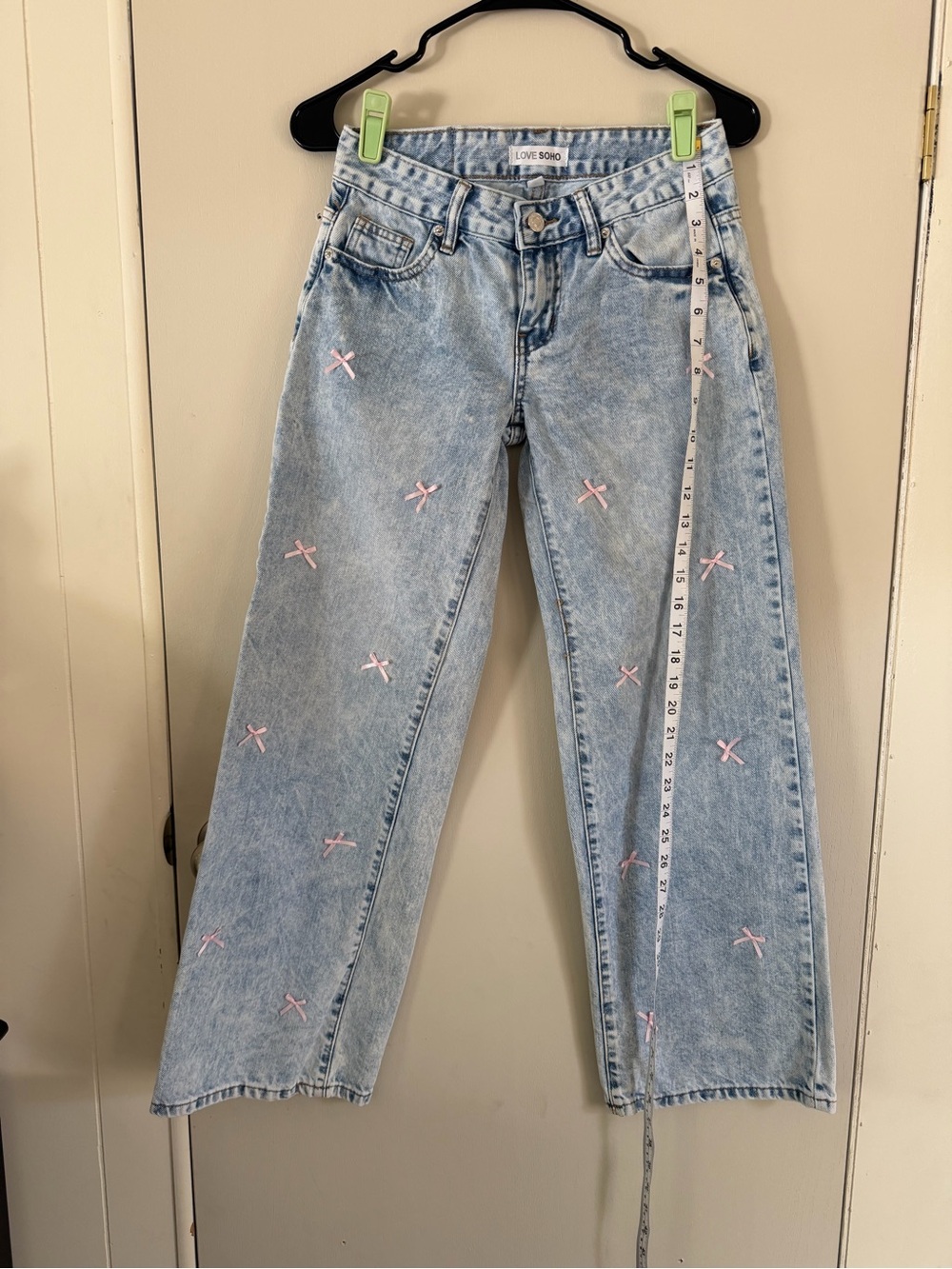Soho Denim bundle. 2 pairs of wide leg bow denim